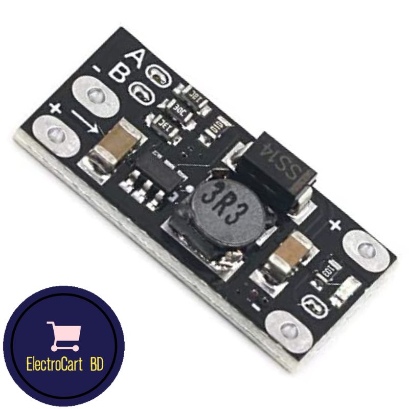 Mini DC-DC Boost Step Up Converter - Voltage Regulator PCB Board Module - Adjusts 3V to 12V - Flexible Voltage Regulation. 