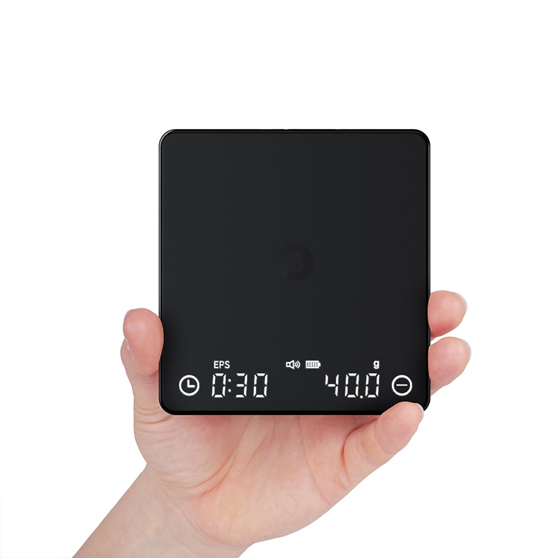 SearchPean Tiny2S Espresso Coffee Kitchen Scale Mini Smart Timer USB 2kg/0.1g g/oz/ml Send Pad Man Woman Gift. 