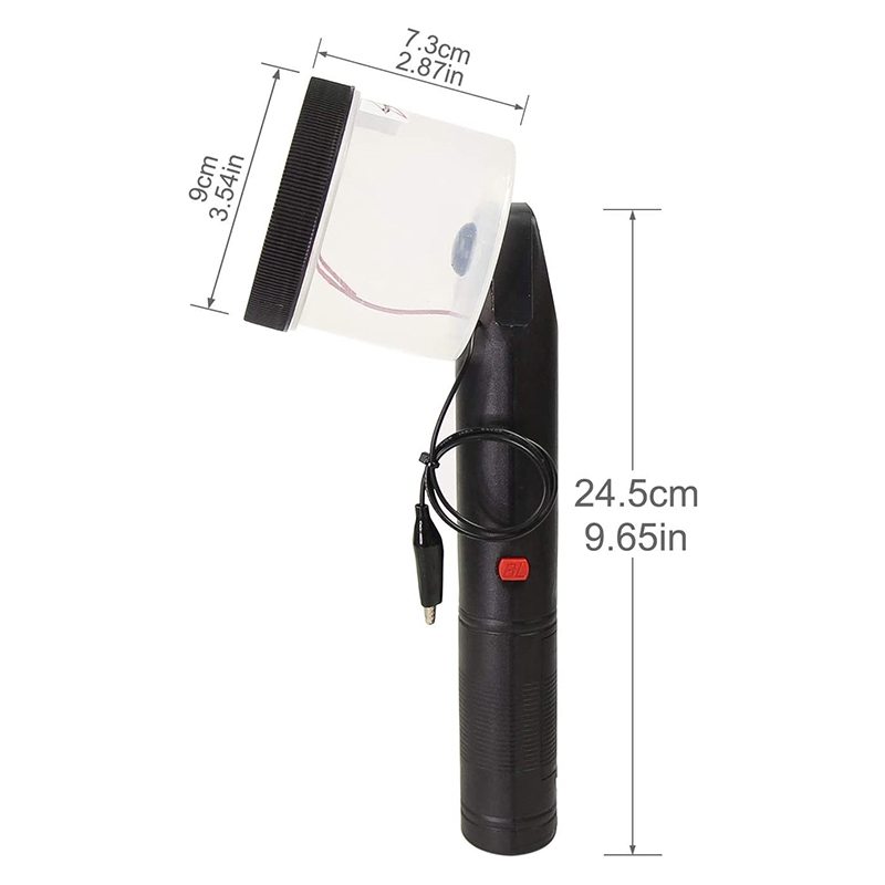 Flocking Kit Static Grass Applicator ABS Mini Flocking Machine with Antislip Handle for DIY Scenic Modelling Sand Table. 