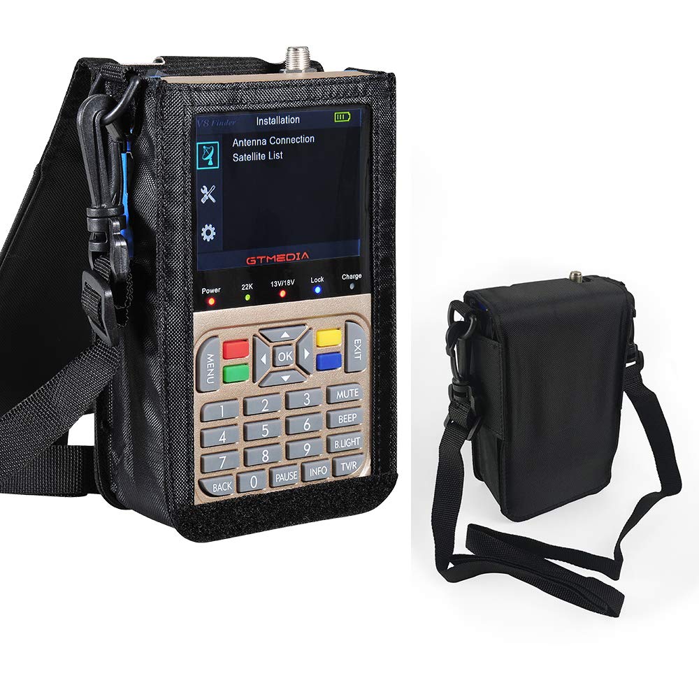 GTMEDIA V8 Finder Satellite Finder DVB-S2/S2X Digital High Definition Sat Finder DVB S2 HD 1080P Satellite Meter Satfinder (used product). 