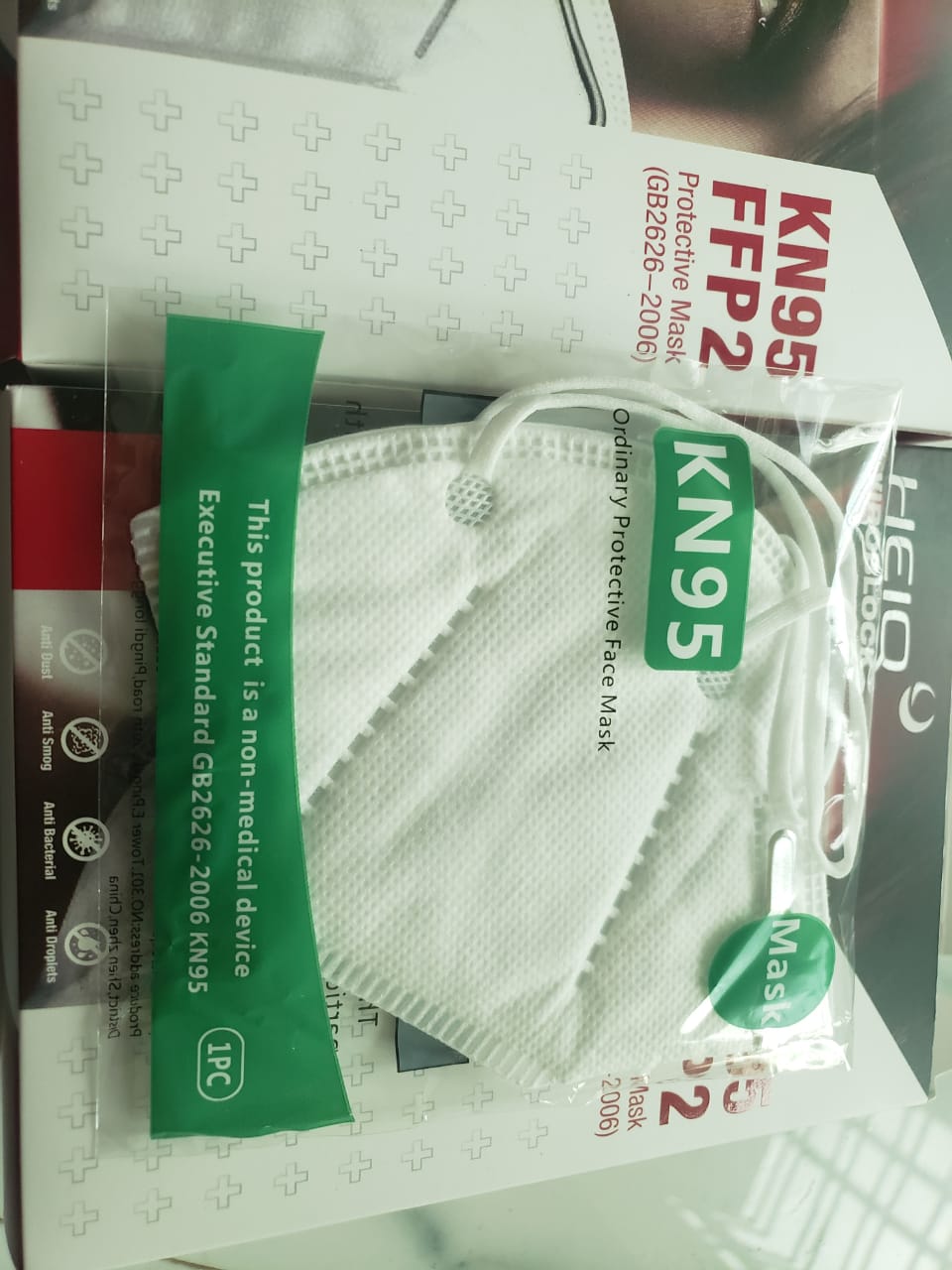 KN95 FFP2 Mask Heiq Viroblock 10 pcs. 