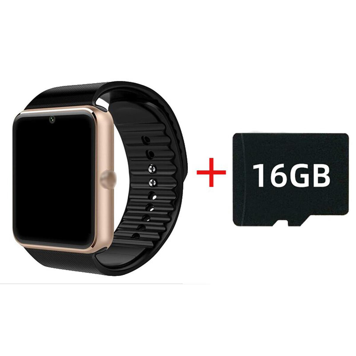 【VisioN Shop】Watch 2021 GT08 Plus Support TF Card Anti lost SmartWatch Bluetooth Touch Screen Sport Watch For Android