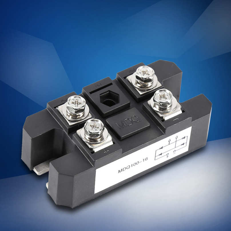 Single-phase diode bridge rectifier 100A 1600V 4-pole high power single-phase. 
