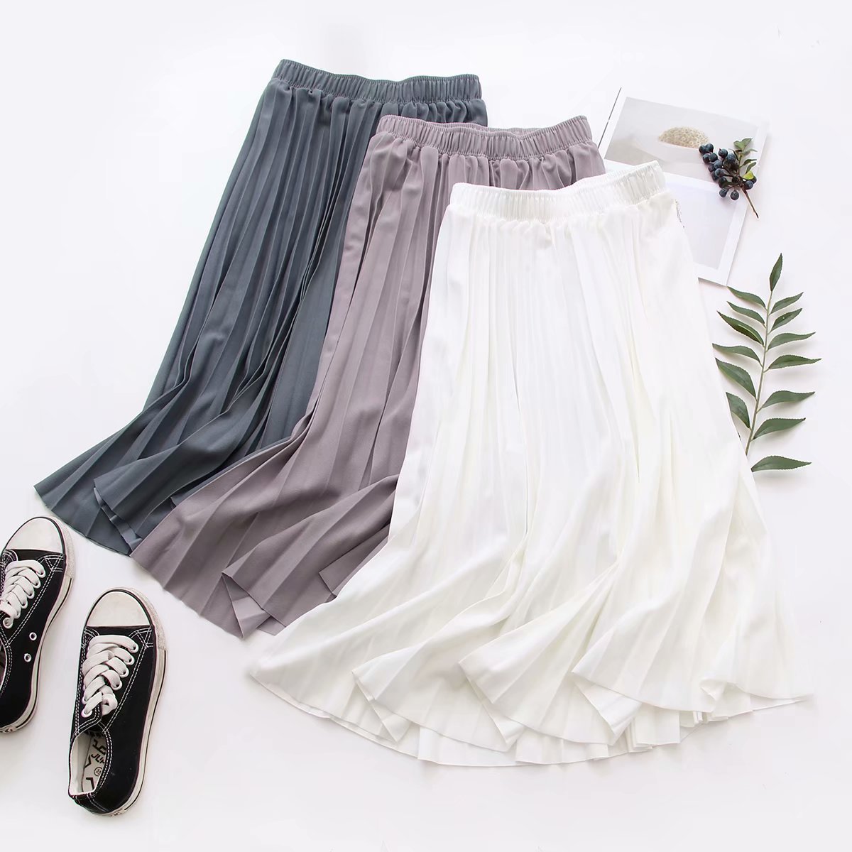 A line outlet midi skirt 2020