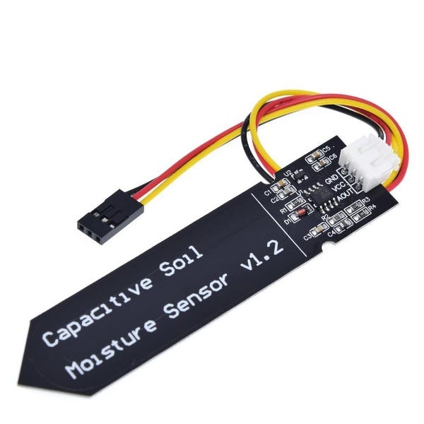 Capacitive Soil Moisture Sensor V1.2 for Arduino UNO NANO MEGA. 