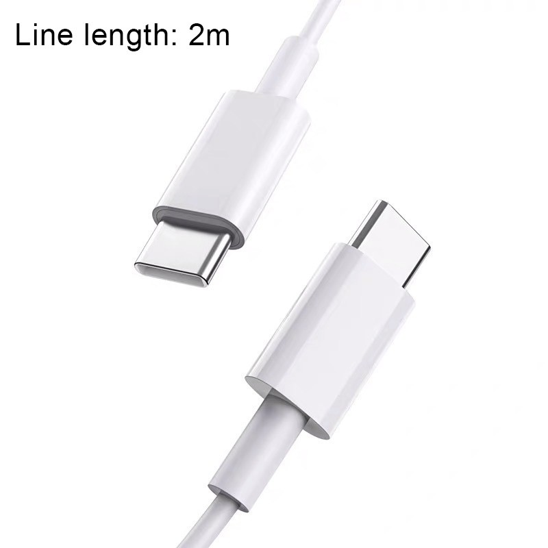 USB C to USB C Cable 5A 60W 2 Meter PD Fast Charging Cable Type-C To Type-C Charging & Data Cable For Samsung S20 S21 Ultra / For MacBook Pro / For iPad Pro. 
