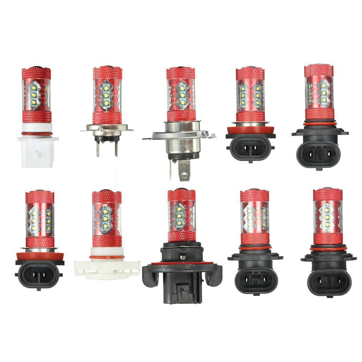 1 PCS 80W High Power LED 7443 7000K White 1920 Lumen Reverse Bulb Backup Light (9005). 