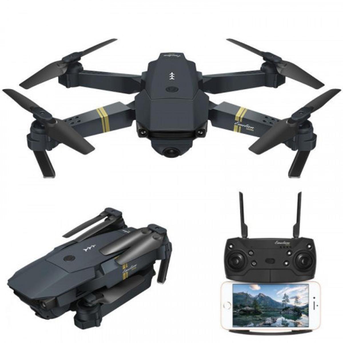 New Foldable WIFI FPV Drone with Wide Angle 4K Dual Camera Quadcopter Rechargeable Remote Control Drone Camera