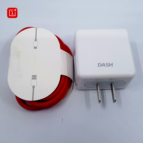 Dash Charger Adapter & Type C Cable for OnePlus 5/5T/6/6T (100% Dash Charging Supported) (Adapter & Cable Combo). 