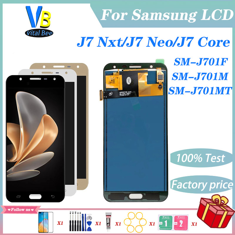 LCD For Samsung Galaxy J7 Nxt / J7 Neo / J7 Core LCD Display Touch Screen Digitizer Assembly J701 Replacement Parts