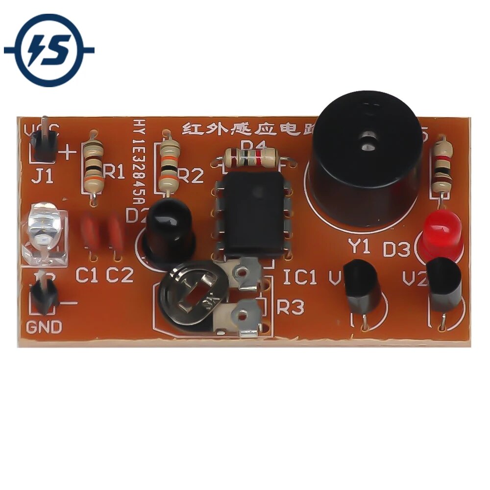 【Hey my home】Kit Infrared Sensor Alarm Electronic Circuit Suite Training Production Parts