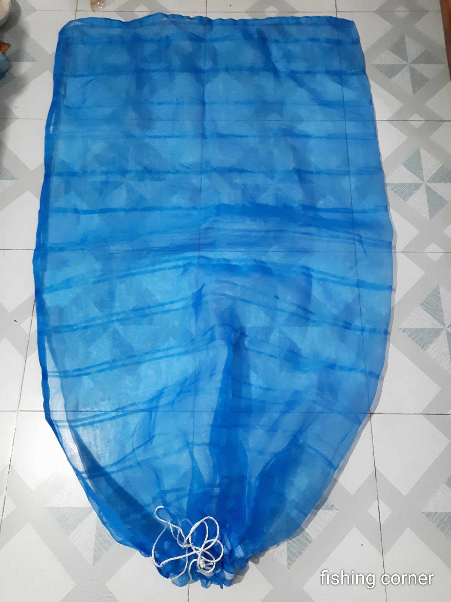 Big Size Fishing Net Blue Colour ( 5.6Ft×3Ft) - Catch Fish With Ease Using This Big Size Fishing Net, Featuring A Durable Design In Blue Colour. 