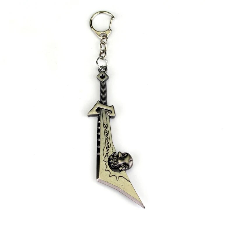 New BLZ Game World Of Warcraft Keychain Engraved WOW Logo Metal Keyring For Man Dropshipping. 