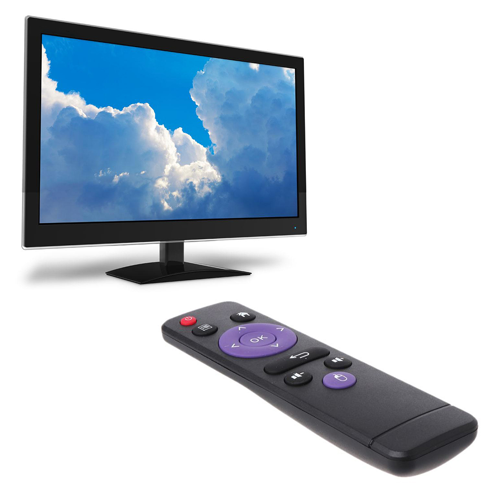 MX9 Android Set-Top Box Remote Control for RK3328 MX10 RK3328,Black. 