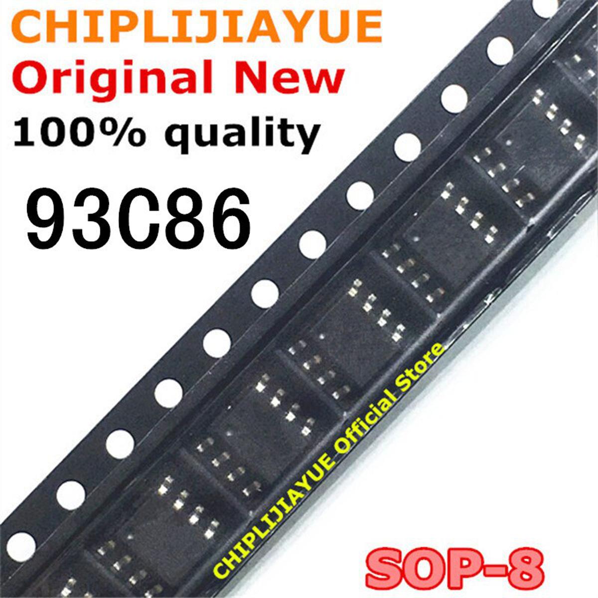 【happy one】10PCS 93C86 SOP-8 AT93C86 SOP AT93C86A SOP8 SMD and IC Chipset