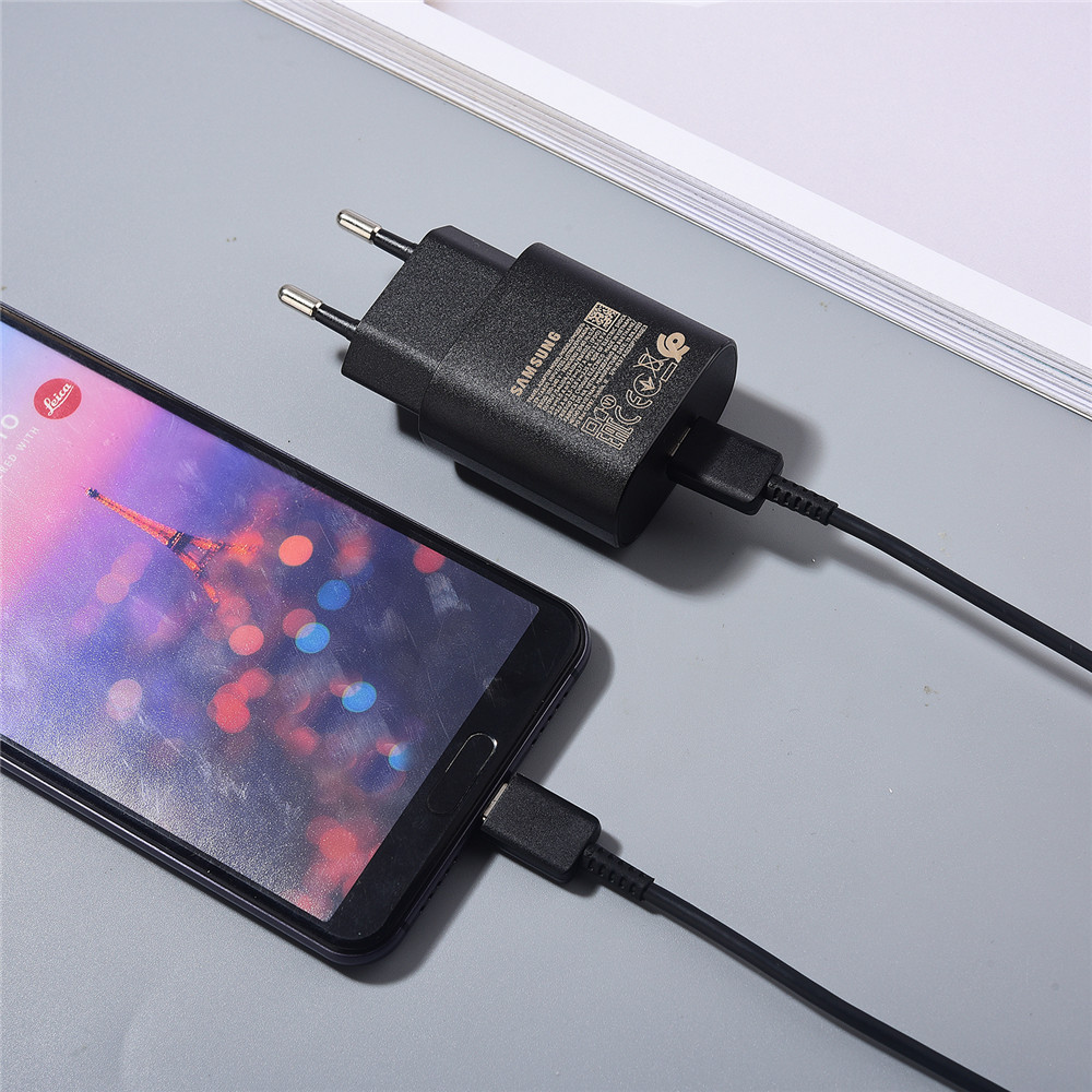 Samsung S23 FE Usb Type C 25W Super Fast Charge Charger PD EU Wall Power Adapter Cable For Galaxy A52 A54 A14 A53 A34 A73 S24 5G Superman. 