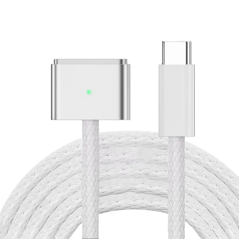 USB Type C To Magsafe 3 Magnetic Charger Cord Laptop Charging Cable Converter PD 140W for MacBook Air/Pro A2442 A2485 A2681. 