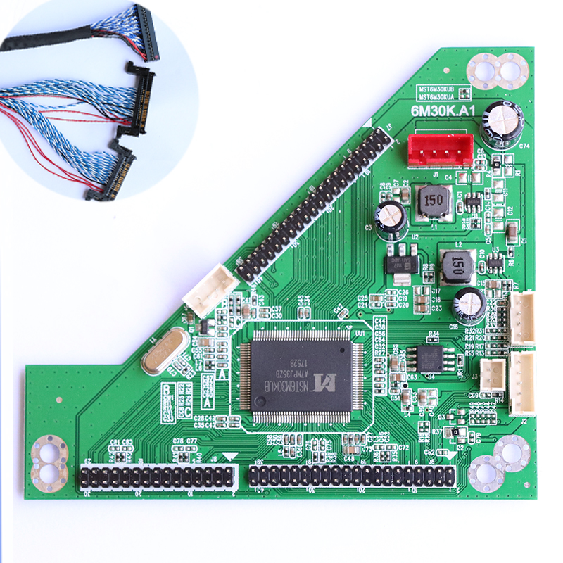 LED TV T_CONUniversal LCD LED Screen 120HZ Adapter Board PL.MS6M30K.1 Frequency Plate lvds screen line QK-6M30TCON. 
