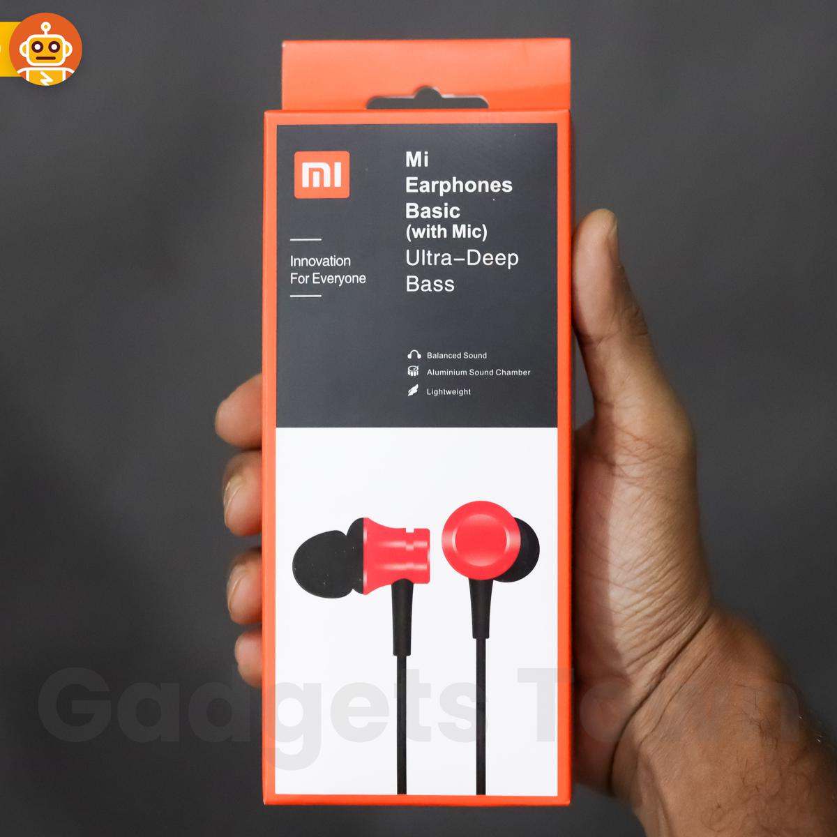 Mi Earphone Basic in-Ear Wired Earphones with Mic Ultra Deep