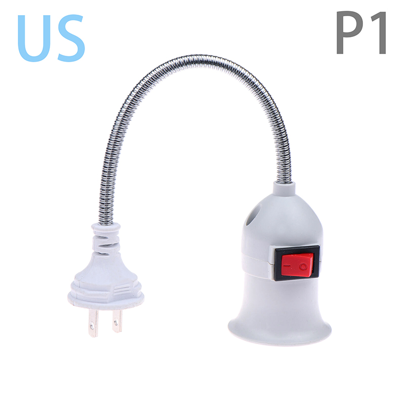 Plug In Light Socket Adapter Extension Light Socket Converter Plug Lamp Socket Lamp Bulb Holder E27 All Direction Bulb Adapter