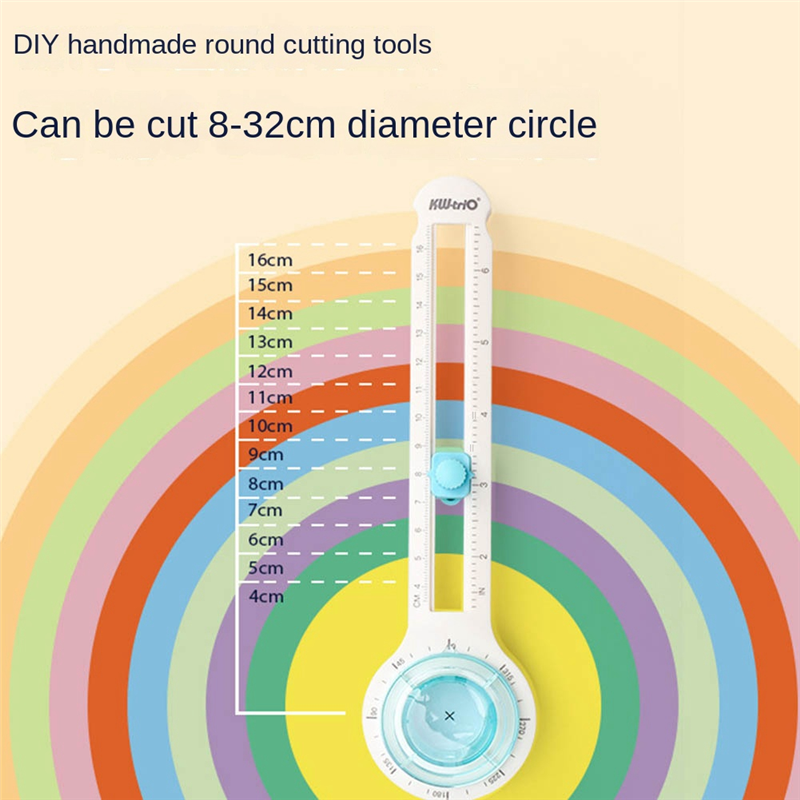 Round Cutting Knife DIY Compass Circle Cutter 360 Adjustable Circular Paper Scrapbooking Cutters. 