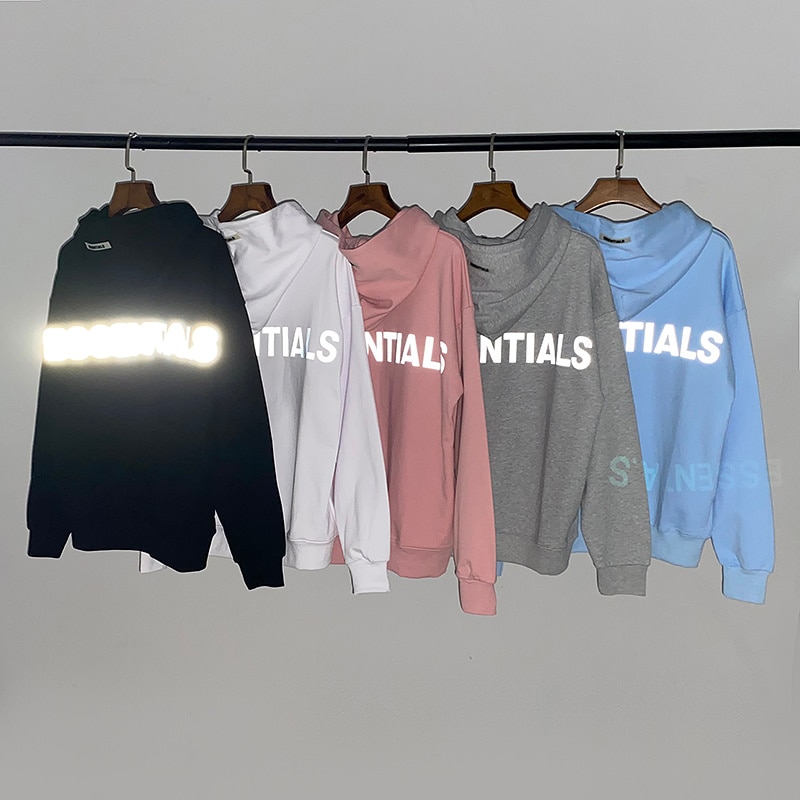 Best Version ESSENTIALS Logo Printed Women Men Hoodies Sweatshirts Hiphop Streetwear Men Hoodie Winter Fleeces. 