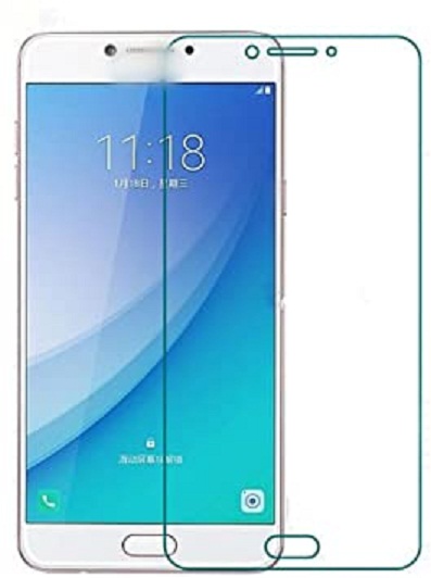 Samsung Galaxy C7 Pro Tempered Glass Screen Protector 2.5D -Transparent. 