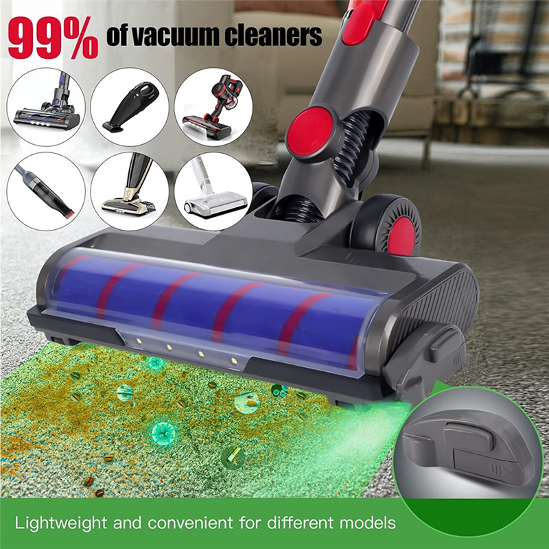 Display LED Lamp Clean Up Hidden Dust Vacuum Attachment Pet Hair Vacuum Cleaner Accessories for Home Pet Shop