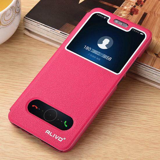 lthmy for Huawei mate 9 Flip PU Leather  View With Kickstand Feature Magnetic Closure Case. 