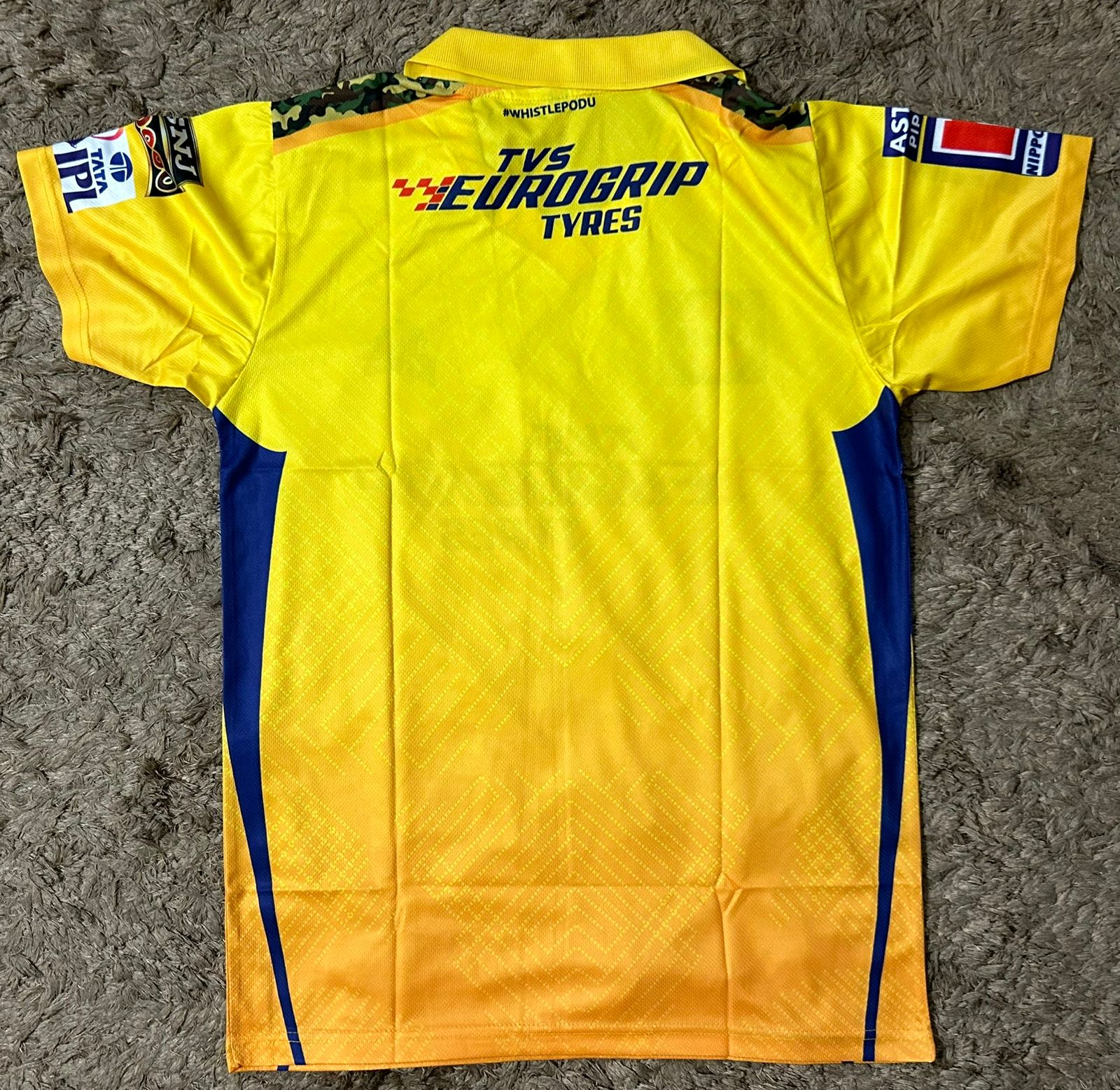 Chennai Super Kings Jersey 2023 Premium Quality Short Sleeves. 