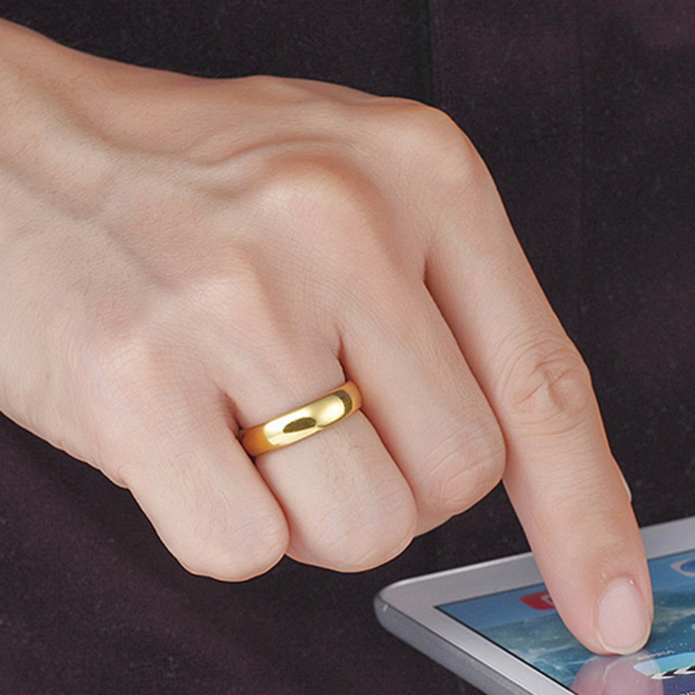 【Hey my home】Unisex Polish Ring Couple Engagement Jewelry Gift. 