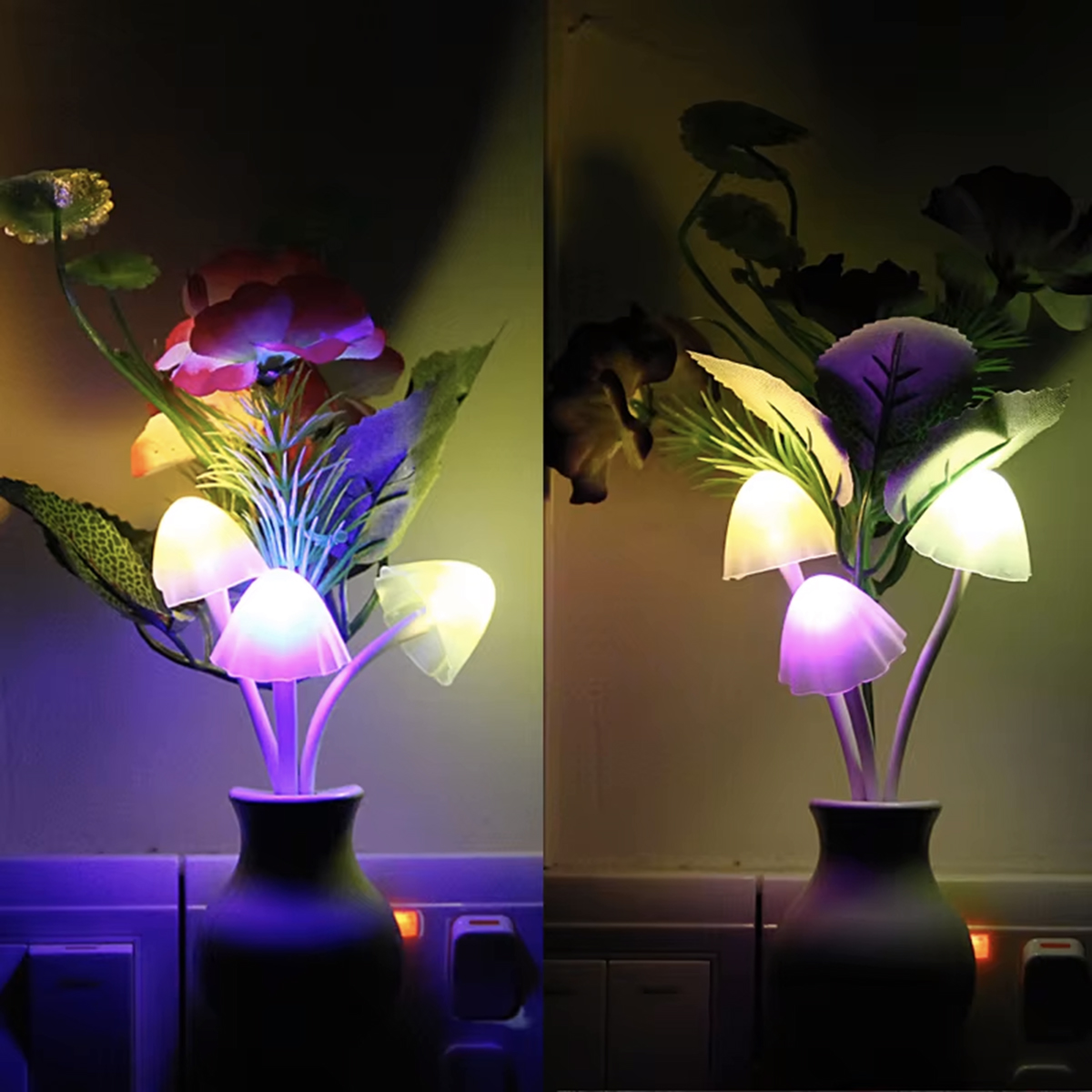 Led Dream Mushroom Lamp - Multi Color. 