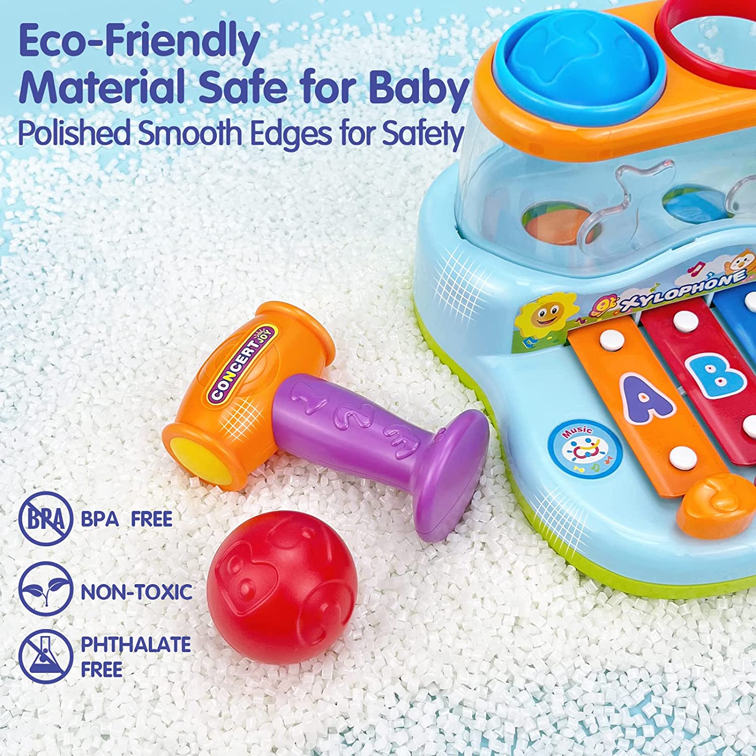 Baby Toys 12-18 Months Montessori Toys for 1 Year Old Girl Gifts, 1 Year Old Toys Pound Toy with Xylophone Toys for 1 Year Old Boy Gifts, Music Developmental Toddler Toys Age 1-2 Baby Boy Girl Toys. 