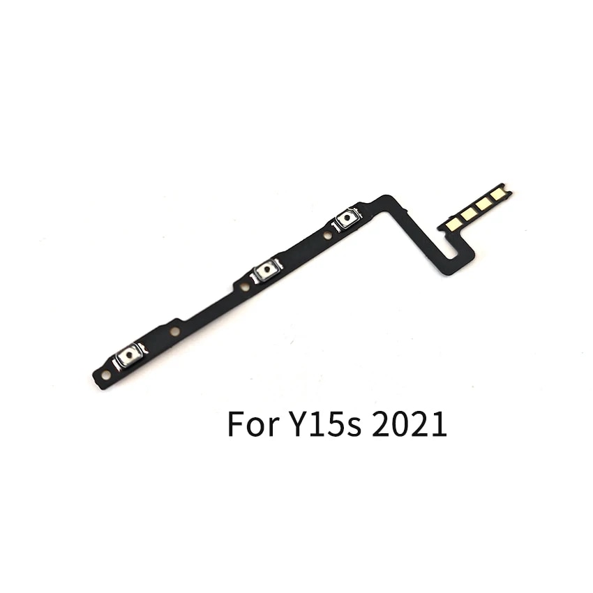 For Vivo Y20 Y20s Y21 Y21s Y33s Y15s Y15a Power Volume Button Flex Cable Side Key Switch ON OFF Control Button Repair Parts. 