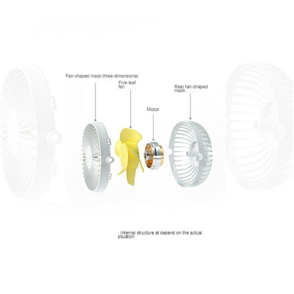 Xiaomi Desktop Fan Portable USB Mute Mini Cooling Fans Air Cooler Rotating Adjustable Angle High Quality Fans For Home Office. 