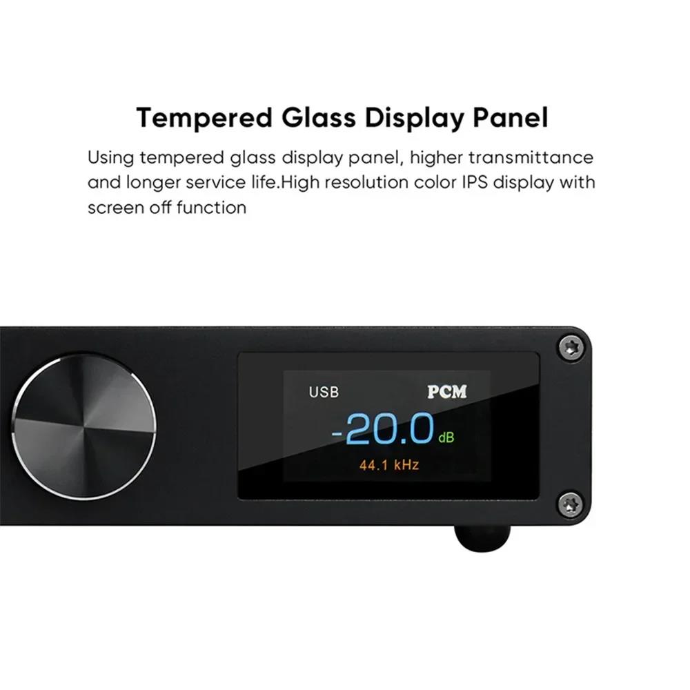 SMSL DO200 MKII Bluetooth 5.1 MQA Sound Audio DAC Desktop DSD XMOS ES9068AS*2 Support MQA-CD Full with Remote Control Decoding. 