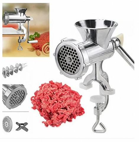 Manual Meat Grinder Keema Machine. 10 Number Large Size Meat Grinder Meat Mincer Keema Machine high quality ,Aluminum Meat Mincer Grinder.. 