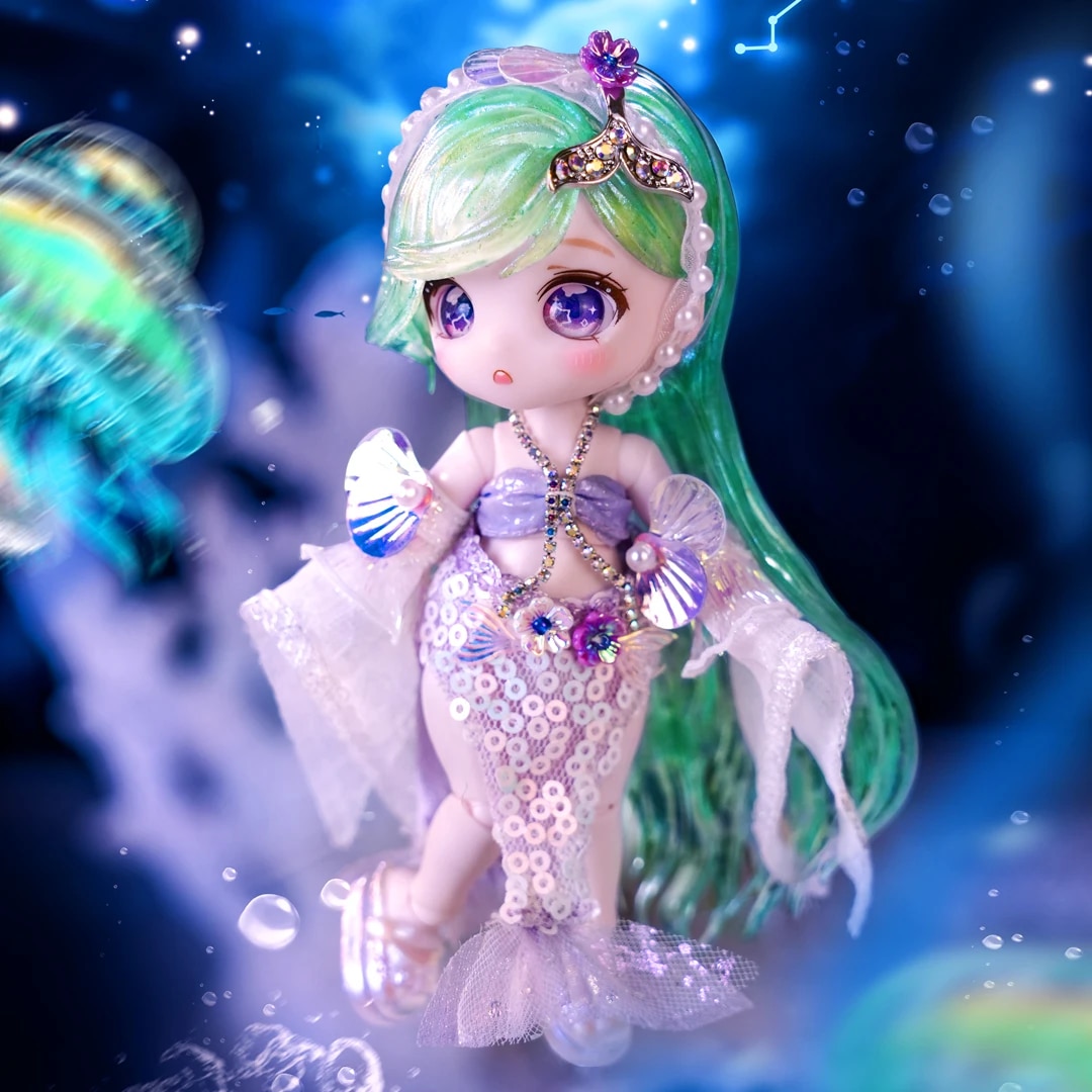 DBS Dream Fairy BJD OB11 doll MAYTREE 13 ball joints of the main constellation series of cute animal collectible free stand SD. 