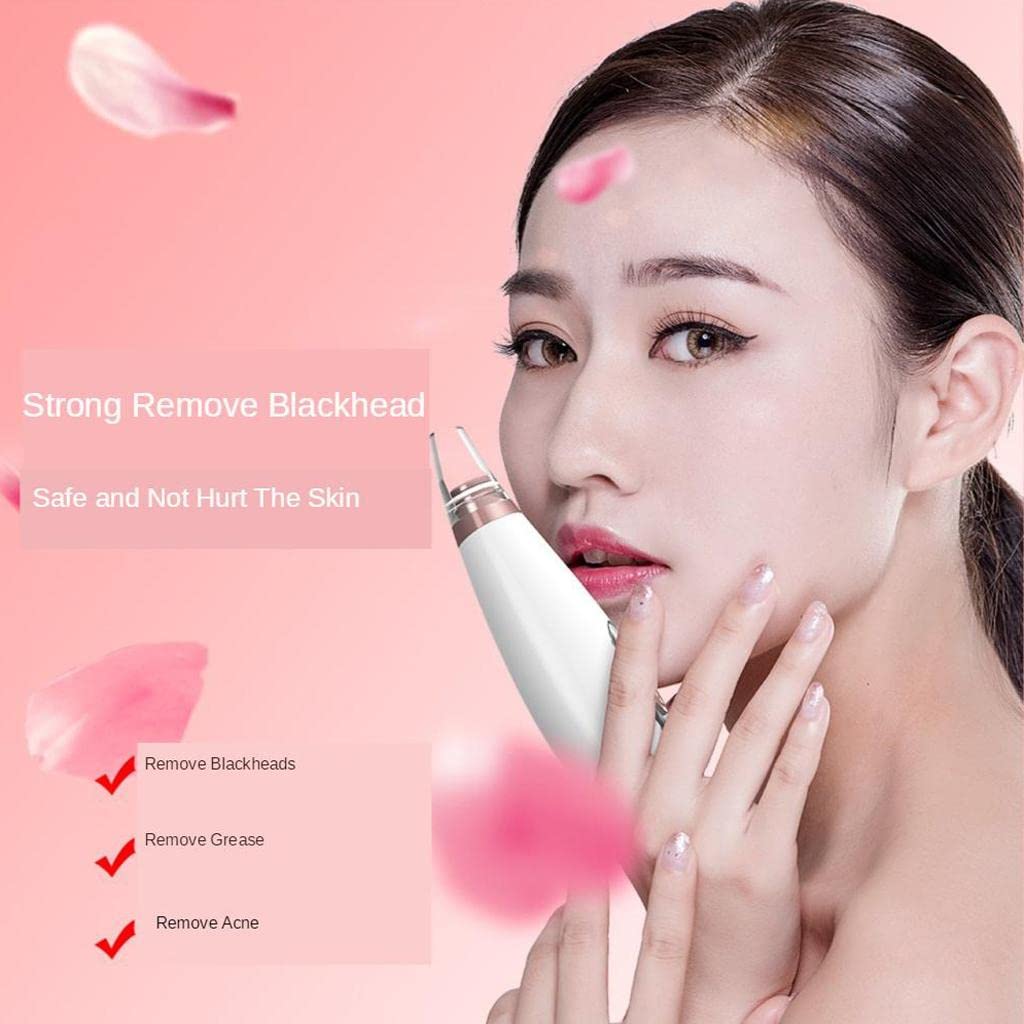 Telebrans As seen on TV 6 in 1 Multi-function Blackhead Remover Tools,Electric Derma suction Machine,USB Rechargeable Acne Pimple Pore Cleaner Vacuum tool - Facial Cleanser Device for Nose & Skin Care. 