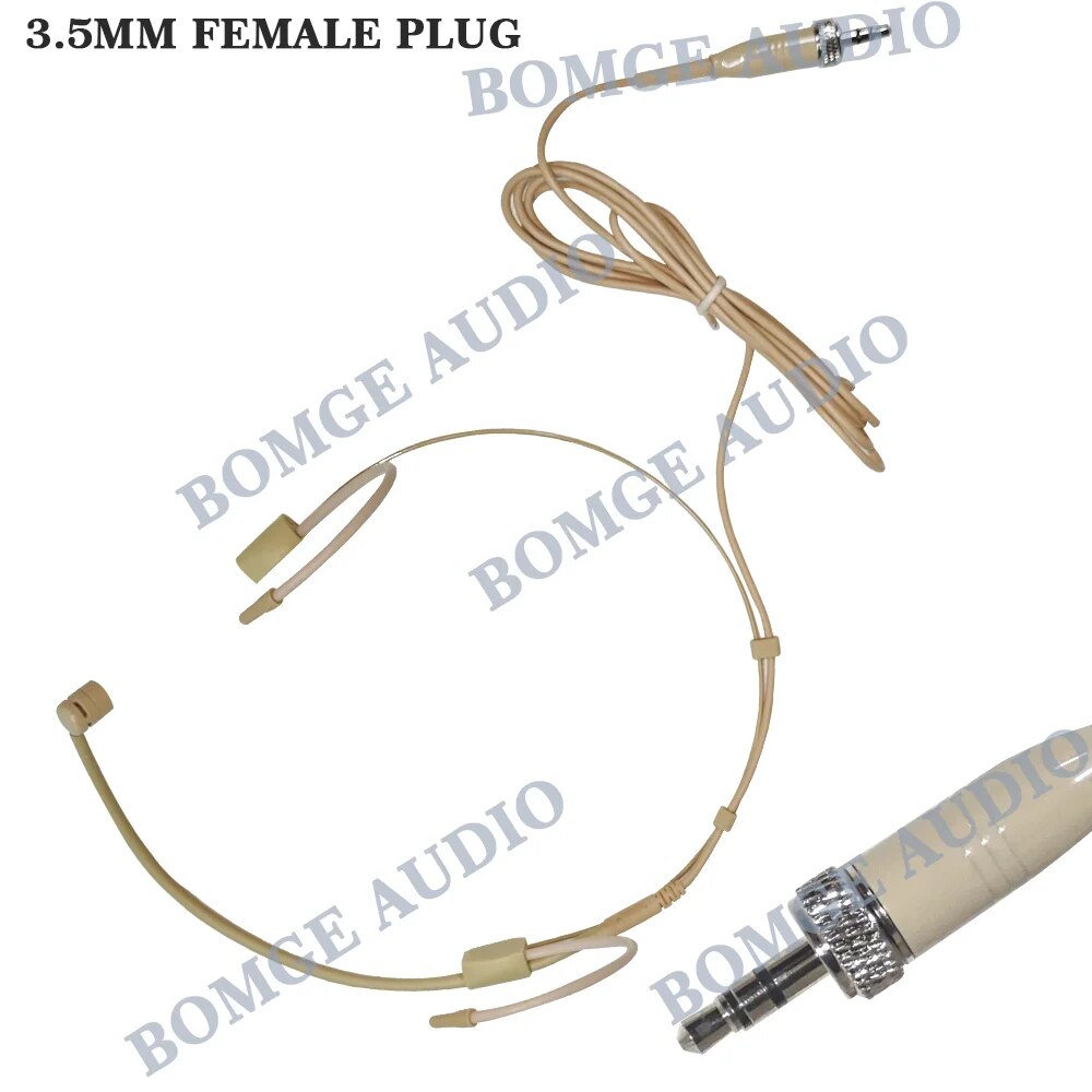 Headset Microphone For Sennheiser Shure AKG Professional wireless microphone system, various interfaces 4-pin 3-pin XLR 3.5mm. 