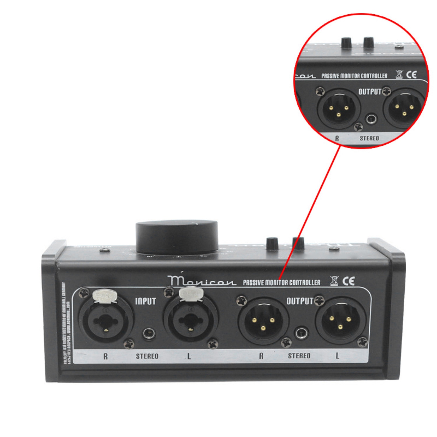 3.5mm Stereo Coaxial Input MT2 Passive Passive Monitor Controller. 