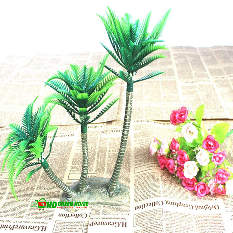 Artificial Coconut Tree Decorative Plastic Palm Trees Small Plant Model For Decoration. 