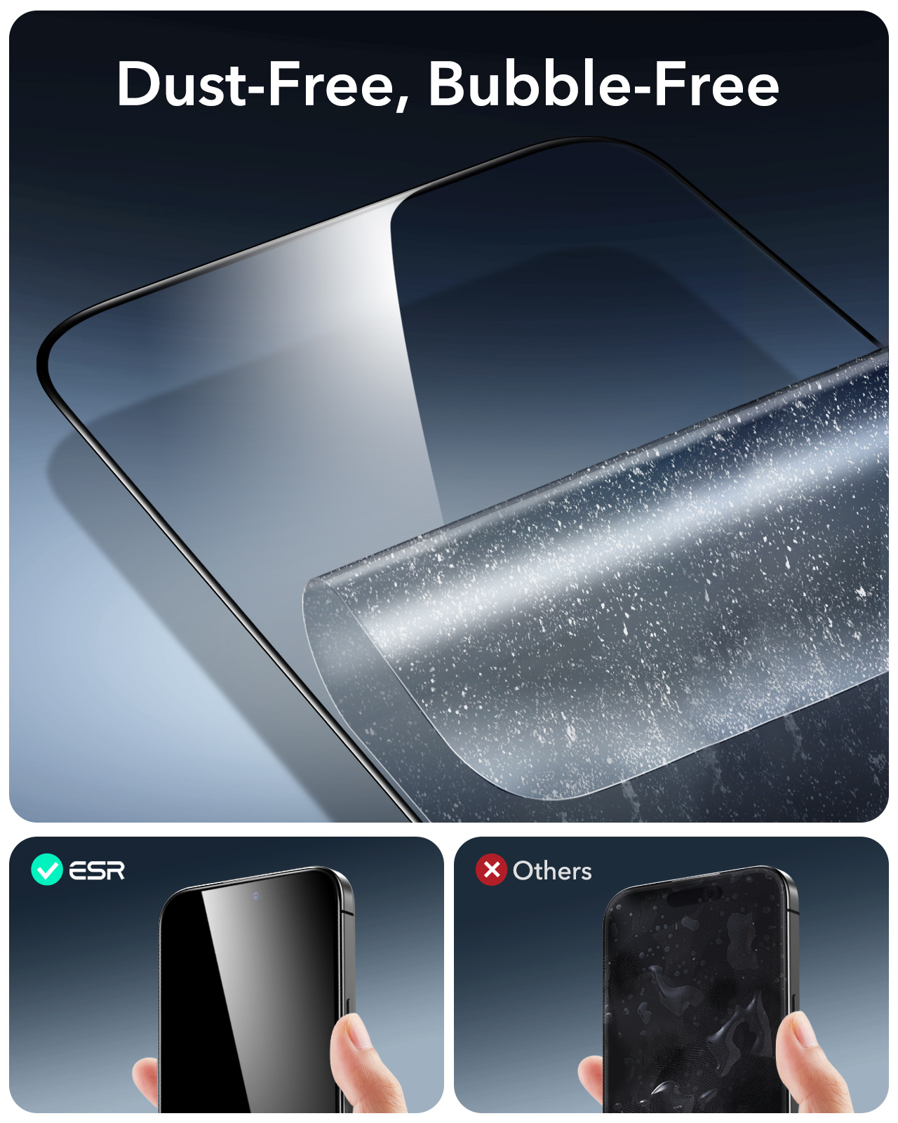 iPhone 16 Pro Max Screen Protector, ESR Armorite Screen Protector for iPhone 16 Pro Max- 1 Pack. 
