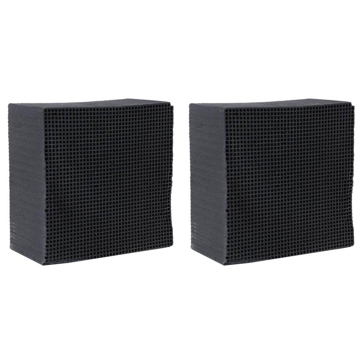 2X Activated Carbon Filter Eco-Aquarium Water Purifier Cube Honeycomb Ultra Strong Filtration & Absorption Filter A