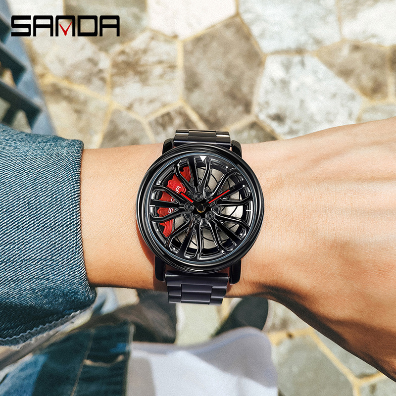 New engine, brake caliper, quartz watch, cool and personalized, shipped by the rotor engine watch factory. 