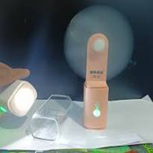 SD-69 Mini Pocket Fan With Troch Light Rechargeable Powerful Fan Foldable wing with Torch and Flashlight