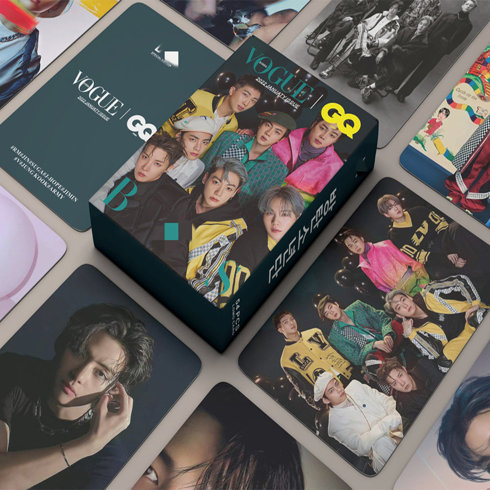 BTS 55Pcs/Box K-POP Bangtan Boys All Album Photocard/Lomocard. 