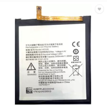 FULL CELL Mobile Battery For Nokia 6 HE316 HE317 HE335 TA-1000 TA-1003 TA-1021 TA-1025 TA-1033 TA-1039. 