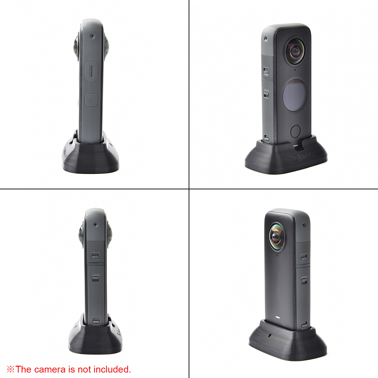 STMAKER Camera Desktop Base Scratch-proof Camera Holder Stand Action Camera Accessory Replacement for Insta360 ONE X2. 