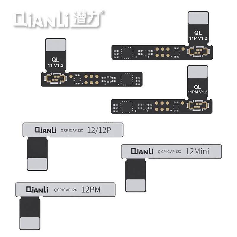 Qianli Battery External Flex Cable For iPhone 11 12 13 14 Pro MAX For Copy Power/iCopy Plus/Apollo/DZ03 Remove Warning Repair. 